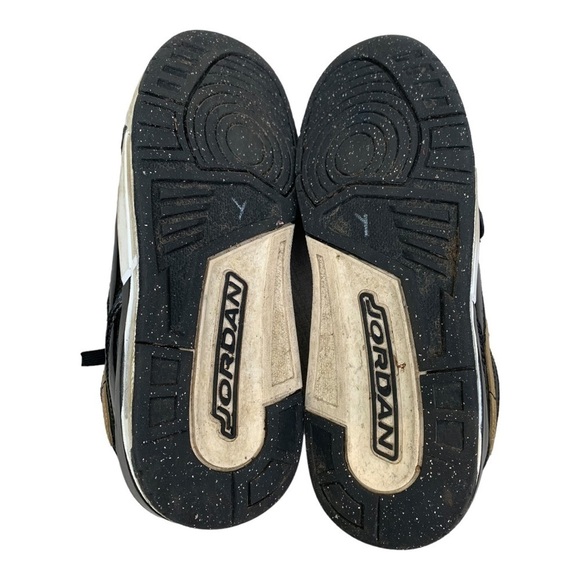 Air Jordan Legacy 312 Low Black White Gold Unisex Nike Kids' Sneakers sz 4Y - Picture 6 of 11